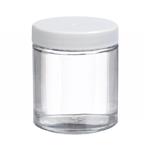 FB02911775 | Fisherbrand Clear Straight Sided Glass Jars with W