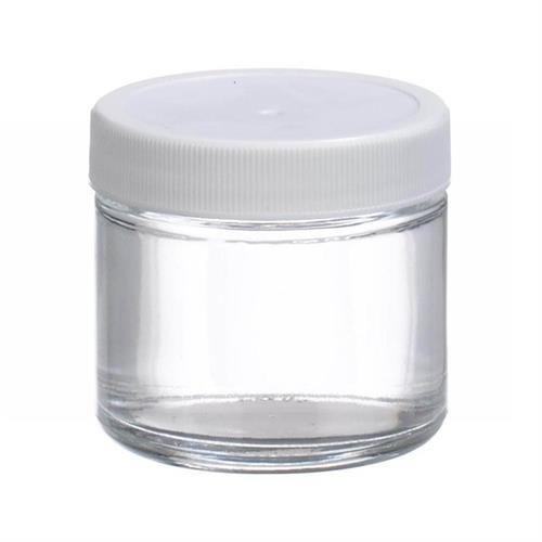 FB02911791 | Fisherbrand Clear Straight Sided Glass Jars with W