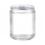 FB02911876 | Fisherbrand Clear Straight Sided Glass Jars withou