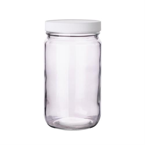 FB02911913 | Fisherbrand Clear Standard Wide Mouth Glass Bottle