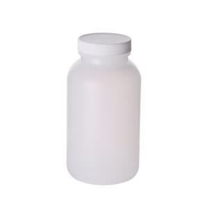 FB02912030A | Fisherbrand Wide Mouth Round Bottles with White Po