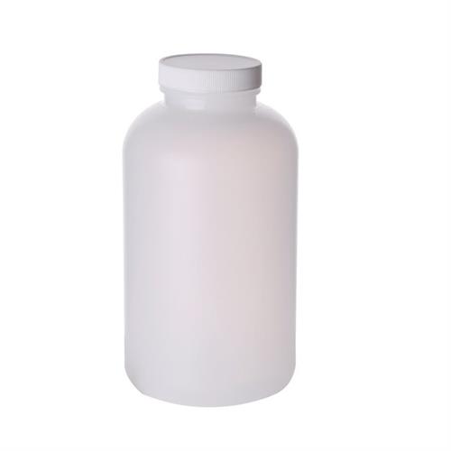 FB02912038A | Fisherbrand Wide Mouth Round Bottles with White Po