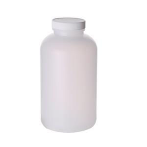 FB02912038A | Fisherbrand Wide Mouth Round Bottles with White Po