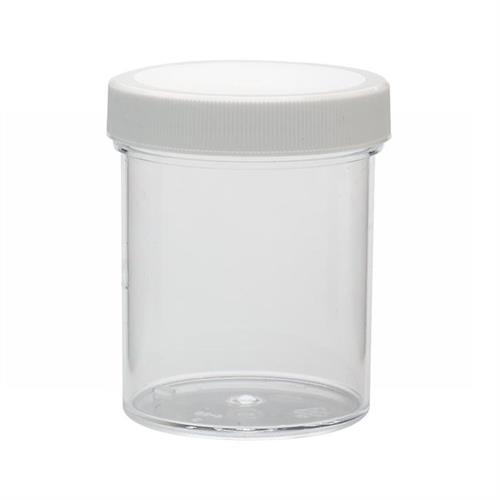 FB02912268 | Fisherbrand Clear Straight Sided Polystyrene Jars