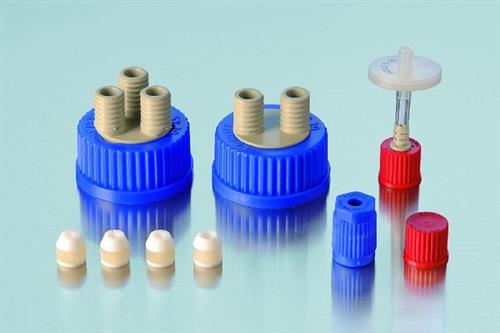 09841111 | Screw Cap Gl 45 Pp, 3 Port 2pk