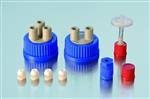 09841111 | Screw Cap Gl 45 Pp, 3 Port 2pk