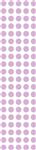 11010234 | 0.375  Dot Roll Of 1000 Prpl