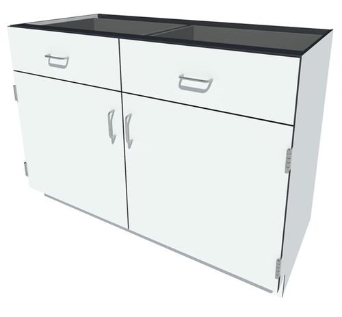 FBPH10648W | Fisherbrand Phenolic Standing Height Cabinet White