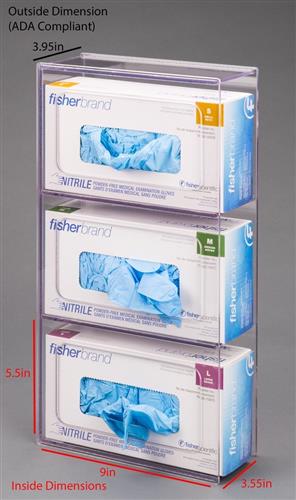 22000139 | Glv Box Holdr St 3bx W/magnets