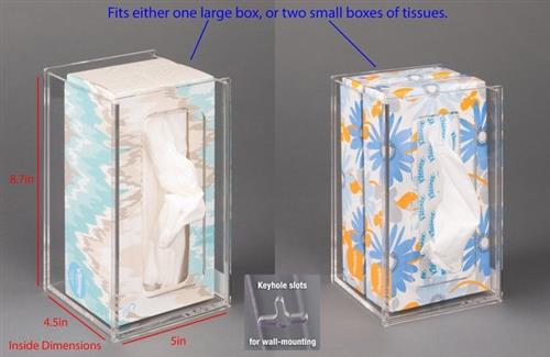 22000478 | Holder Tissue Box 4.5d Wall Mt