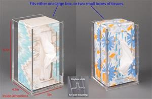 22000478 | Holder Tissue Box 4.5d Wall Mt