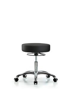 14359877 | Lab Stool Black Chrome Low