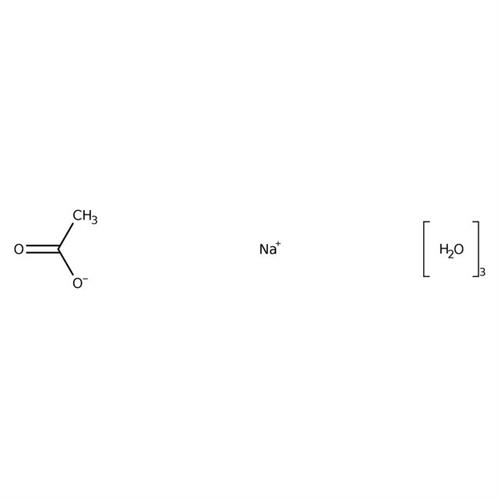 S2093 | Sodium Acetate Trihydrate 99.0 to 101.0 C2H9NaO5 C
