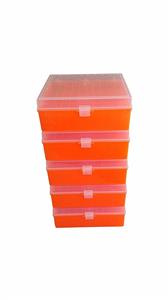 03391554 | 100-pl Freezer Box-orange 5/pk