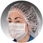 19423056 | Face Mask 3pl Pp Tie Lg Cs2000