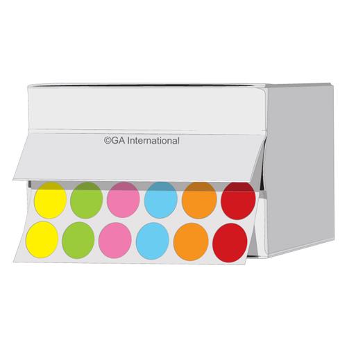 JTRA-13X6A | Lab-TAG™ Cryogenic Labels – Cryogenic Color Dots for 1.5 ml Microtube Tops