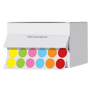 JTRA-13X6A | Lab-TAG™ Cryogenic Labels – Cryogenic Color Dots for 1.5 ml Microtube Tops