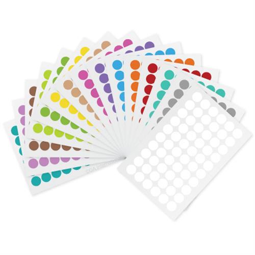 LT-13A | Lab-TAG™ Cryogenic Labels – Cryogenic Color Dots for 1.5 ml Microtube Tops