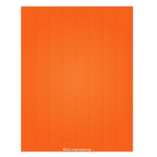 RCL-12T1-OR | Removable Cryo-LazrTAG™- Cryogenic Labels for Laser Printers (US Letter Size) PATENTED