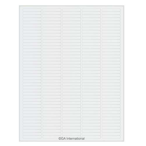 RCL-17T1-WH | Removable Cryo-LazrTAG™- Cryogenic Labels for Laser Printers (US Letter Size) PATENTED