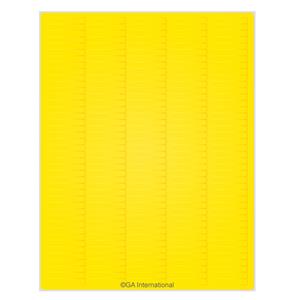 RCL-17T1-YE | Removable Cryo-LazrTAG™- Cryogenic Labels for Laser Printers (US Letter Size) PATENTED