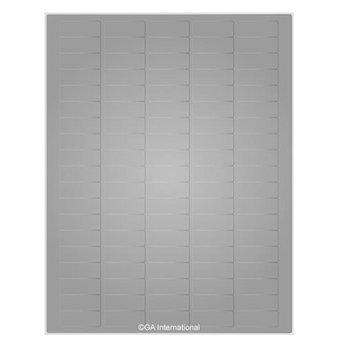 RCL-6T1-SI | Removable Cryo-LazrTAG™- Cryogenic Labels for Laser Printers (US Letter Size) PATENTED