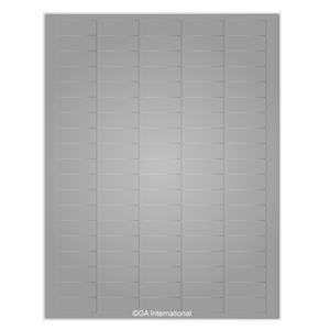 RCL-6T1-SI | Removable Cryo-LazrTAG™- Cryogenic Labels for Laser Printers (US Letter Size) PATENTED