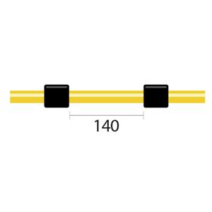 0.76-BLK-SF-F | Contour Flared End Solva 