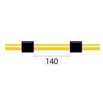 0.76-BLK-SF-F | Contour Flared End Solva 
