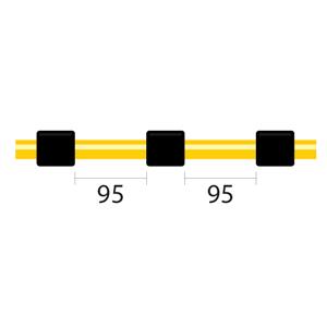 0.76-BLK3B-95-SF-F | Contour Flared End Solva 