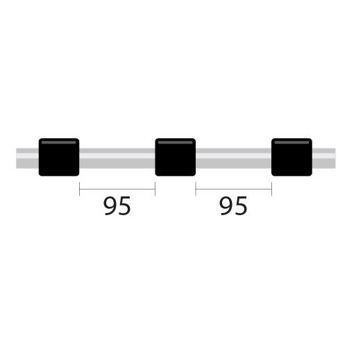 0.76-BLK3B-95 | PVC Pump Tube 3tag 95mm 