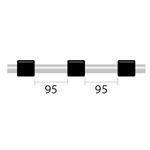 0.76-BLK3B-95 | PVC Pump Tube 3tag 95mm 