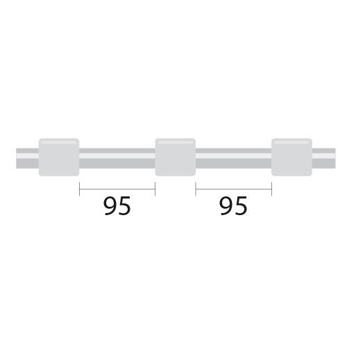 1.02-WHT3B-95 | PVC Pump Tube 3tag 95mm 
