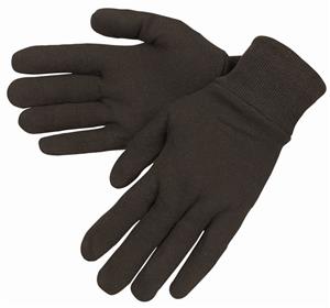 20100 | brown jersey knit wrist glove mens