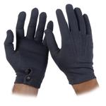 85063 | gray cotton parade style glove w snap wrist