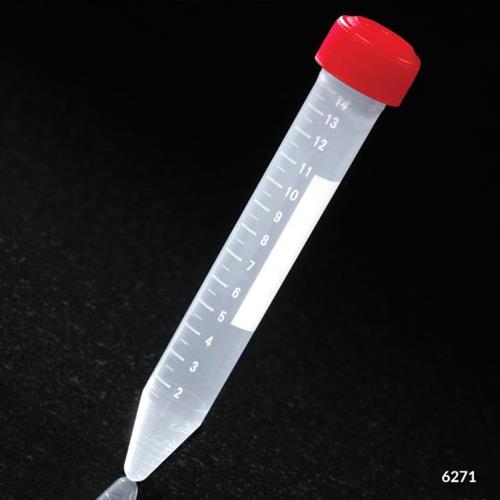 6264 | Centrifuge Tube 15mL with Separate Red Screw Cap P