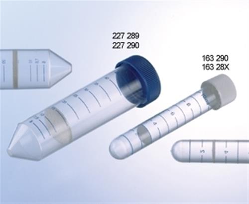 227288 | 50 mL Leucosep Tube w Porous Barrier at 15 mL grad