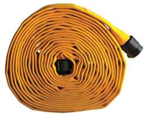 11N878 | G8766 Fire Hose 50 ft Yellow Polyester