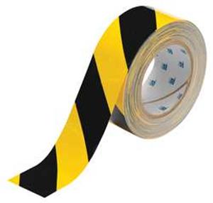 11Z089 | G5686 Floor Tape Black Yellow 2 inx100 ft Roll