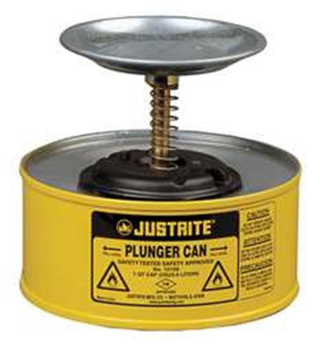 13M354 | Plunger Can 1 qt. Steel Yellow