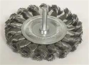 6JXH0 | Knot Wire Wheel Brush Stem 3 1 4 In.