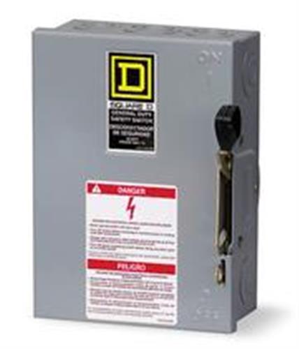 1H249 | Safety Switch Fusible 60 A Steel