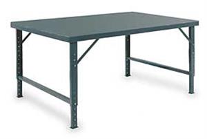 1PB48 | Adj. Work Table Particleboard 96 W 36 D
