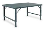 1PB48 | Adj. Work Table Particleboard 96 W 36 D