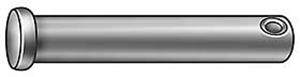 2MUR9 | Clevis Pin Std 1018 Zinc 1 In x2 In L