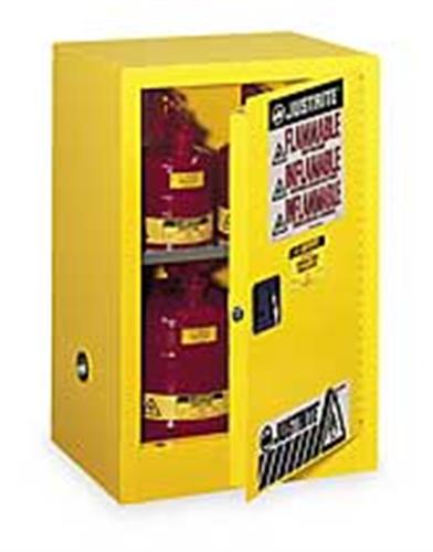 1YNF5 | E4583 HazmatStorageCabinet Yellow Steel