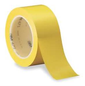 15F765 | D7623 Floor Tape Yellow 1 inx108 ft Roll