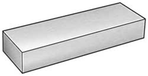 6ALX0 | Flat Bar Stock Aluminum 1.5 in Over. W