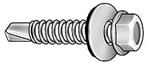 2DU81 | Drill Screw Hex 12 Zinc 1.25 L PK100