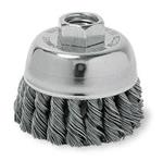 3AC09 | Knot Wire Cup Brush Threaded Arbor